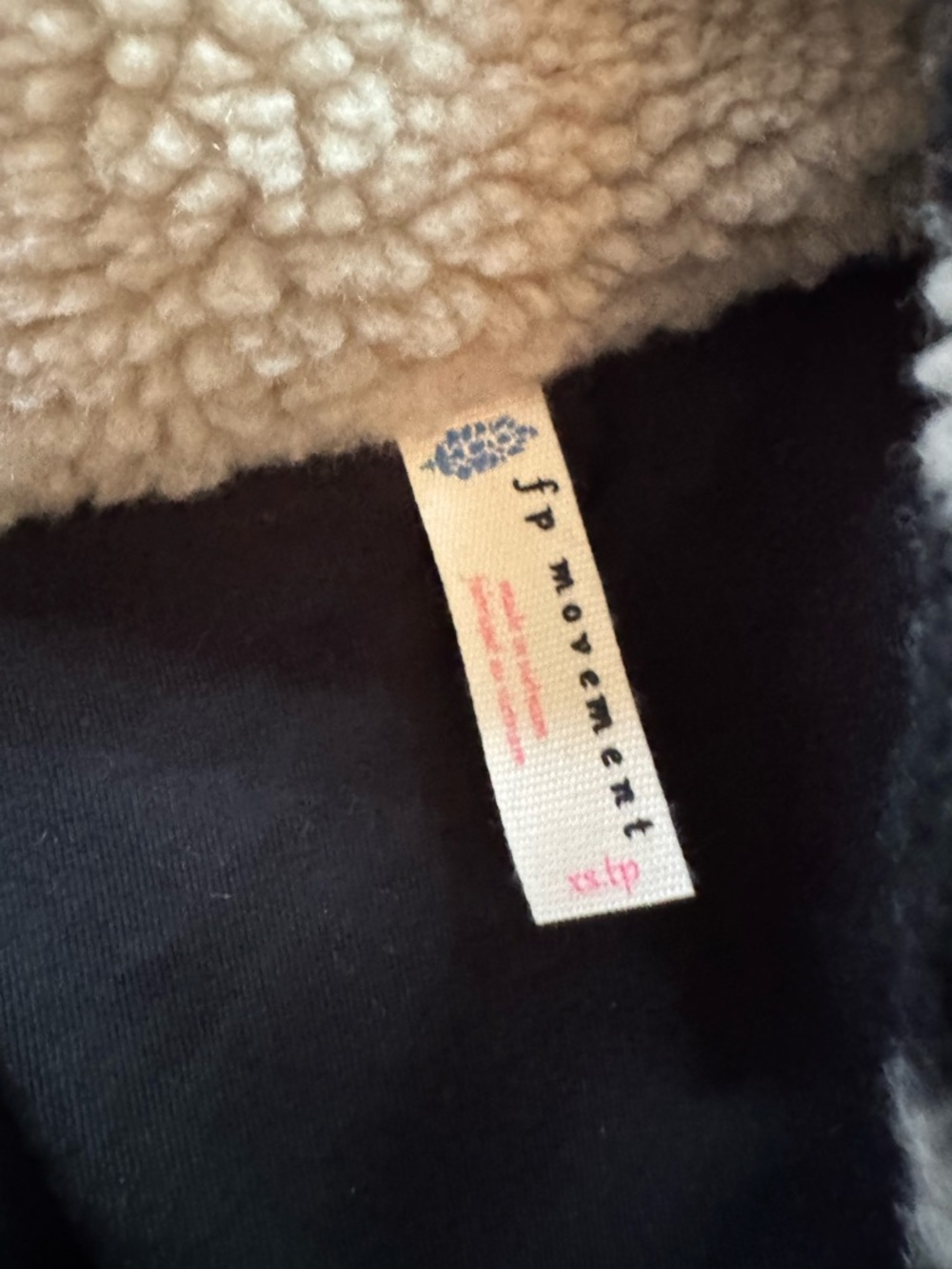 Free People Hit The Slopes jacket- Black and White XS - Picture 3 of 7